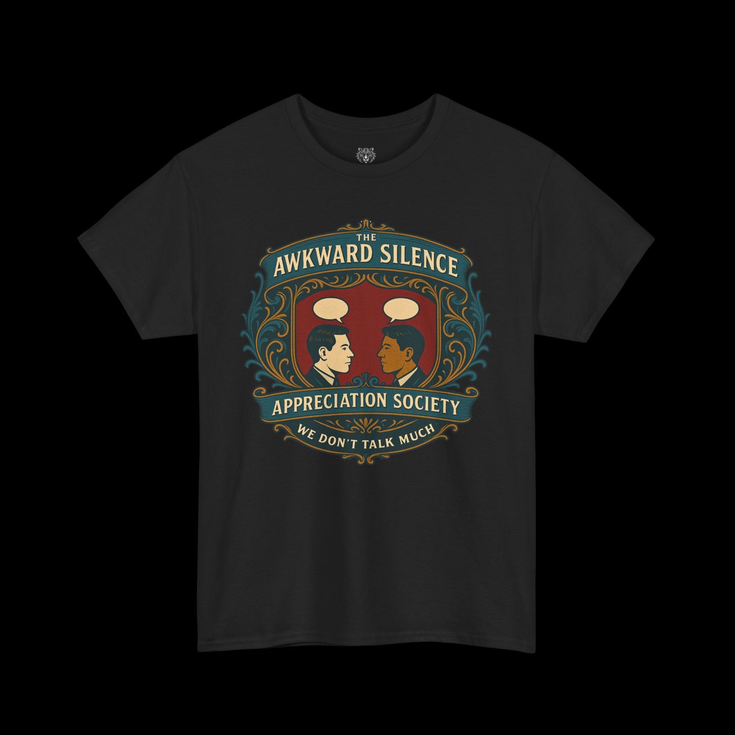 Awkward Silence Appreciation Society Tee - Graphic Crest Shirt