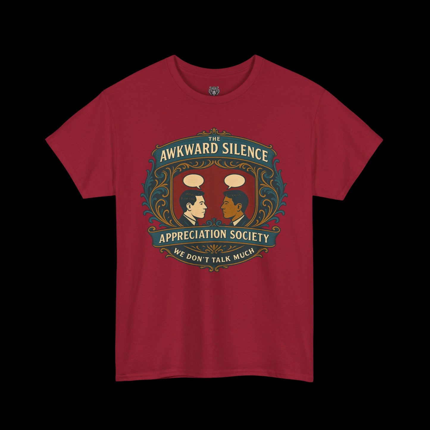 Awkward Silence Appreciation Society Tee - Graphic Crest Shirt