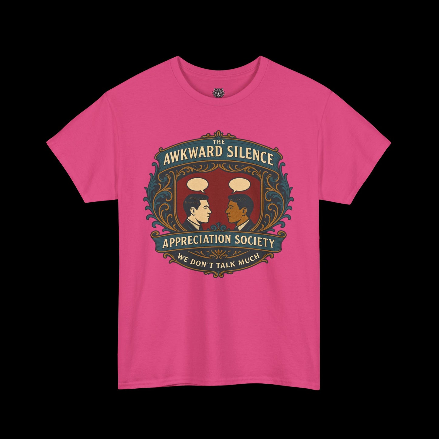 Awkward Silence Appreciation Society Tee - Graphic Crest Shirt