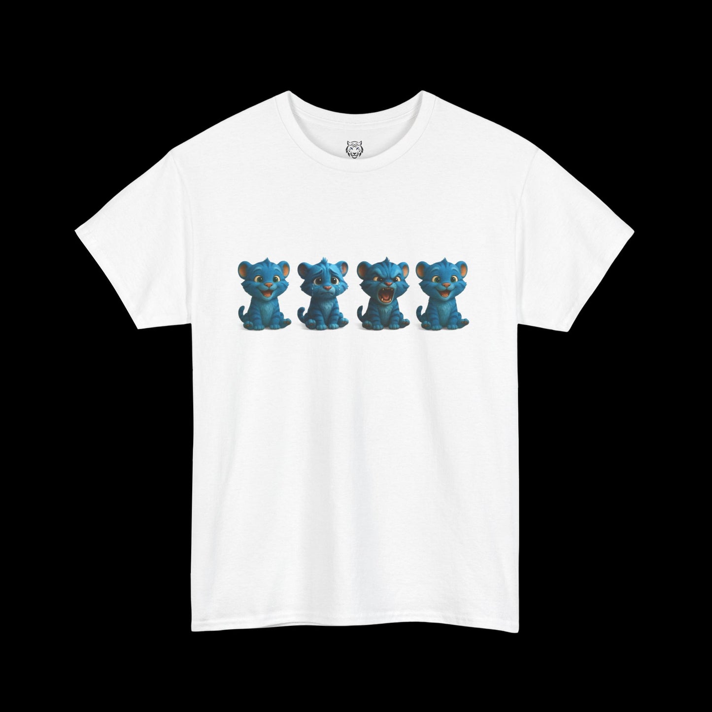 Baby Blue Tiger Cub Tee - The Many Faces of Baby Pounce