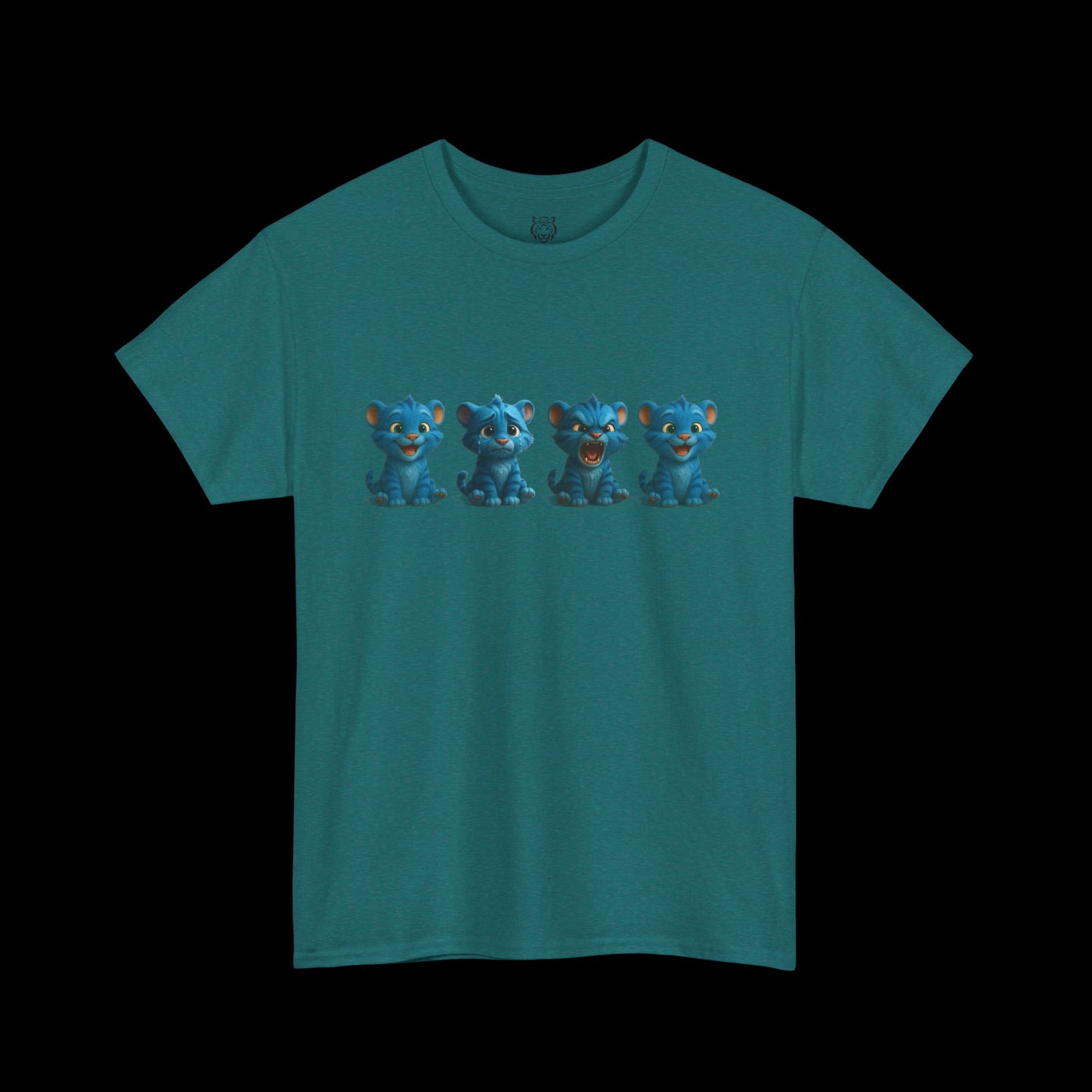 Baby Blue Tiger Cub Tee - The Many Faces of Baby Pounce