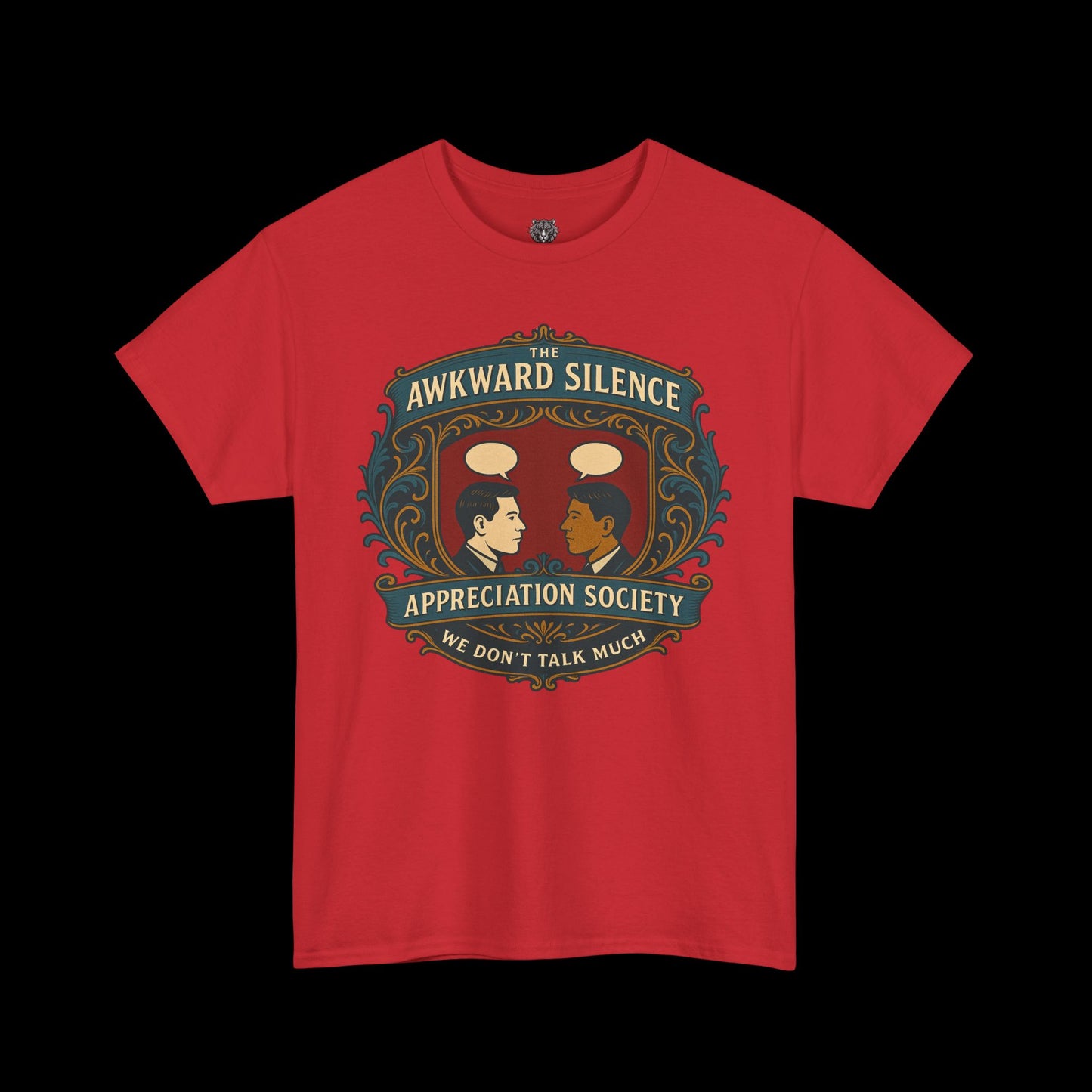 Awkward Silence Appreciation Society Tee - Graphic Crest Shirt