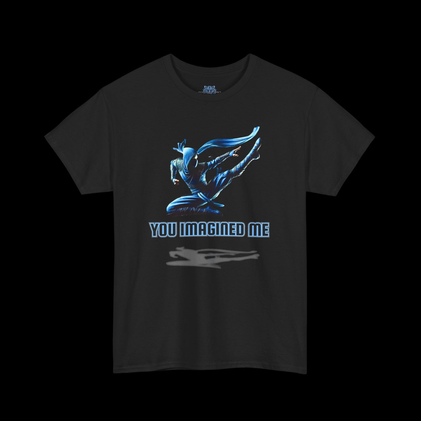You Imagined Me - Blue Ninja Jumping Graphic Tee