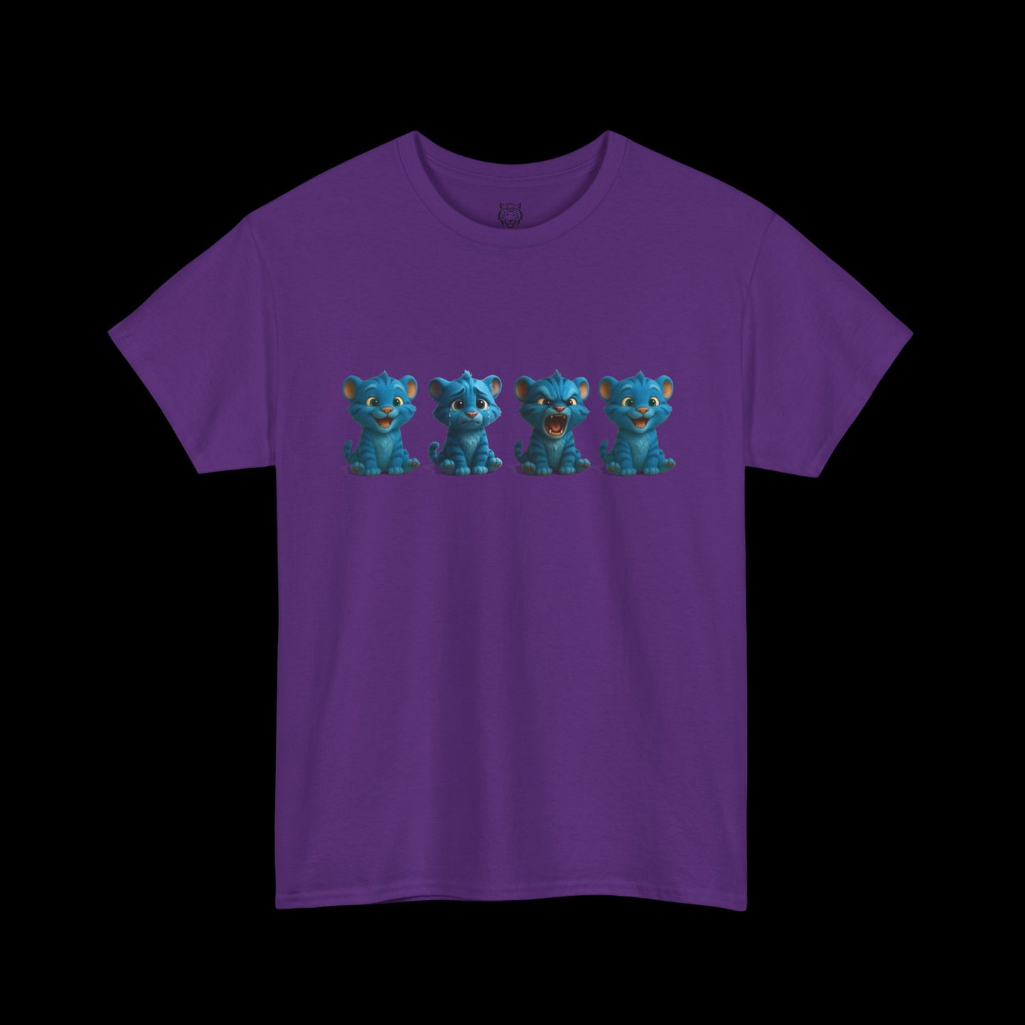 Baby Blue Tiger Cub Tee - The Many Faces of Baby Pounce