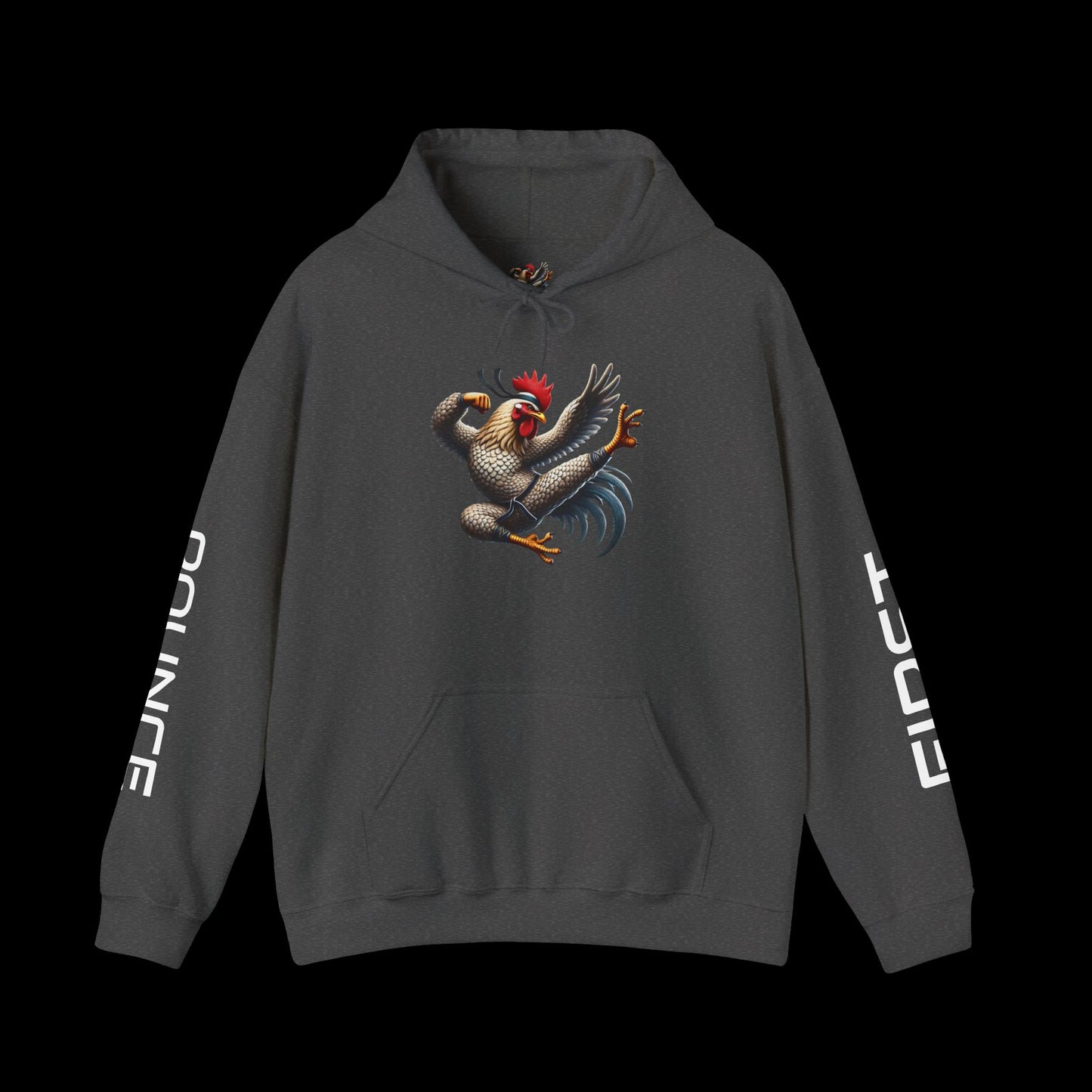 Kung Fu Chicken Hoodie – Unleash the Feathered Fury