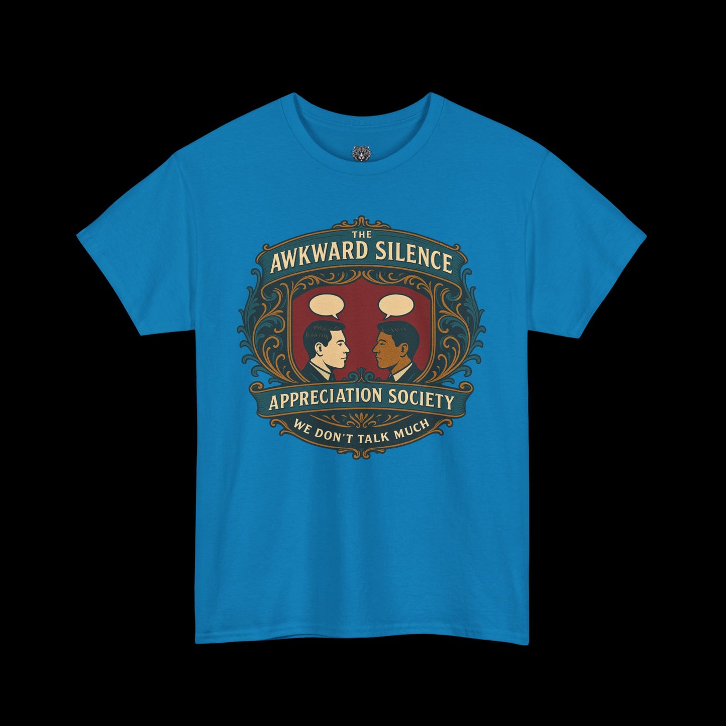 Awkward Silence Appreciation Society Tee - Graphic Crest Shirt