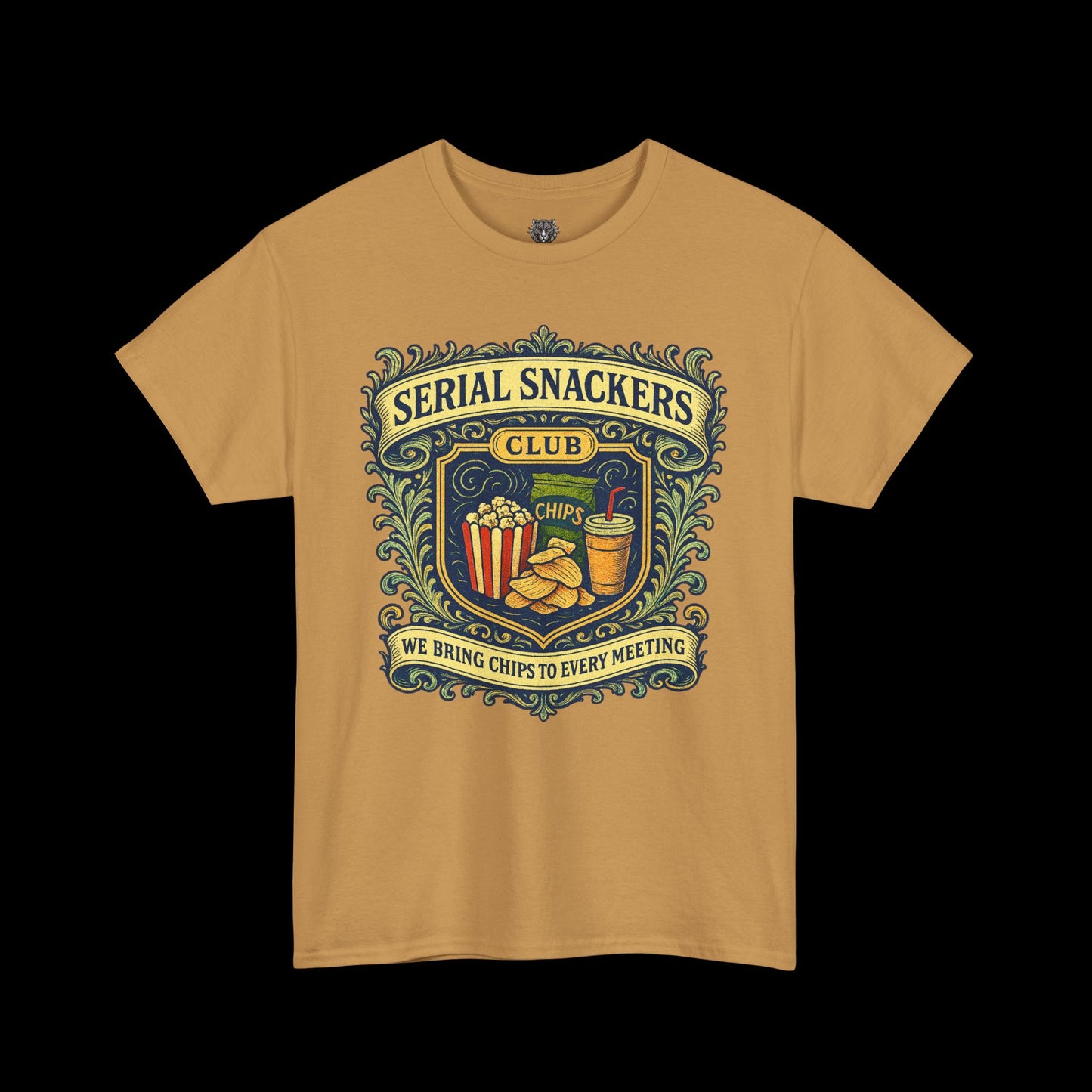 Serial Snackers Club Tee -Official Graphic Crest