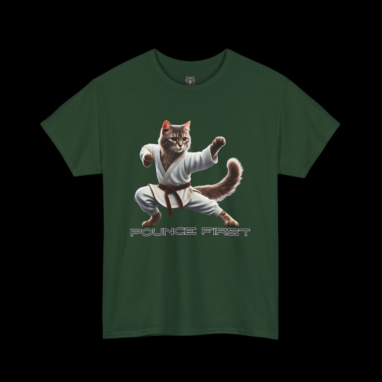 Jiu-Jitsu Cat Tee – Martial Arts Cat Graphic T-Shirt