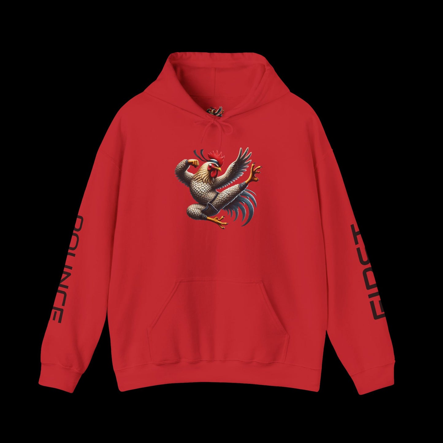 Kung Fu Chicken Hoodie – Unleash the Feathered Fury