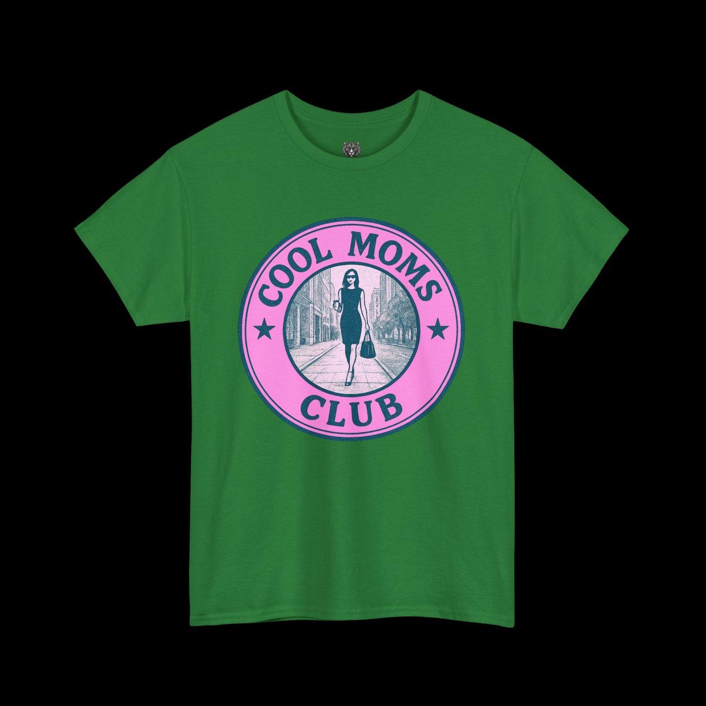 Cool Moms Club Tee - Graphic Emblem Logo
