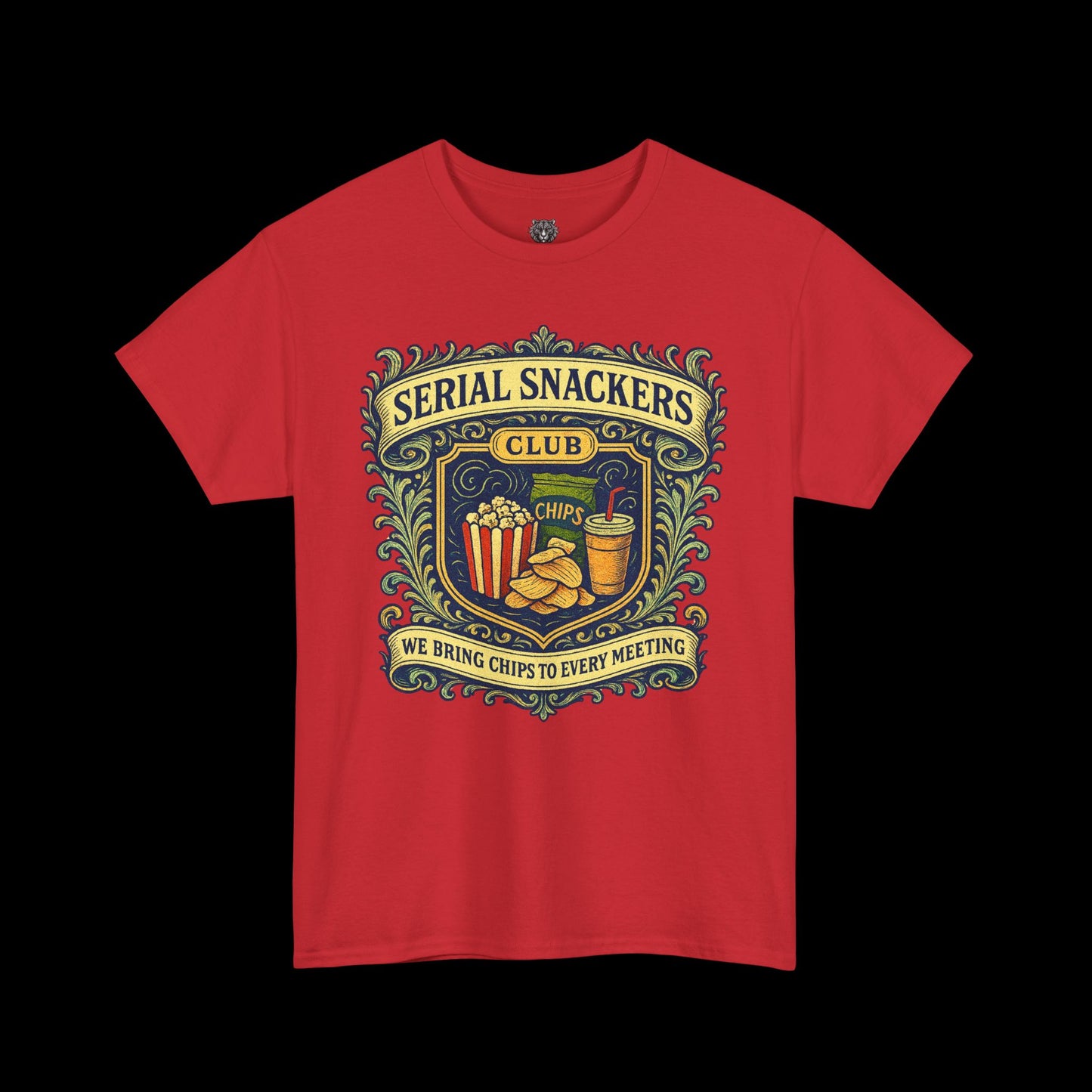 Serial Snackers Club Tee -Official Graphic Crest