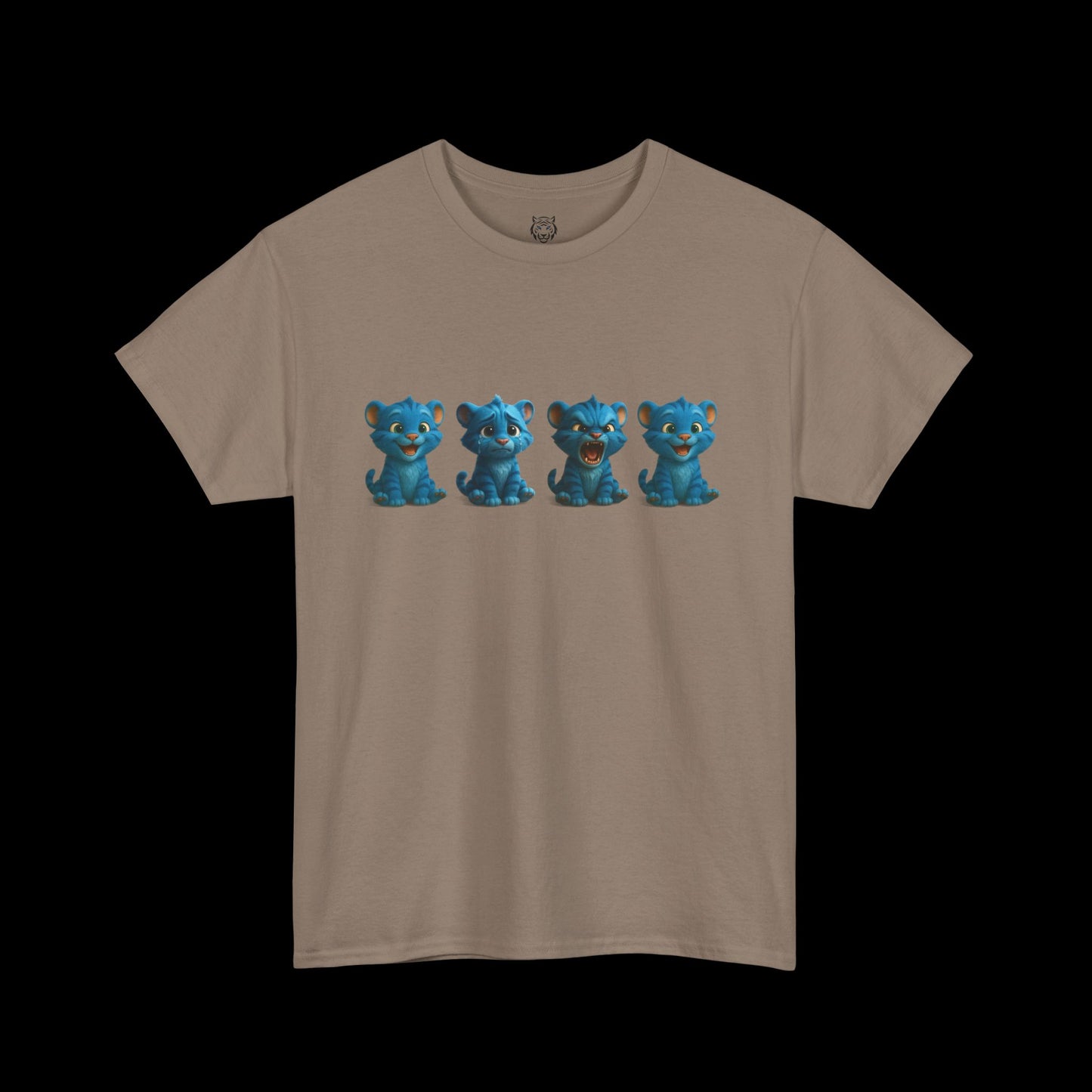 Baby Blue Tiger Cub Tee - The Many Faces of Baby Pounce