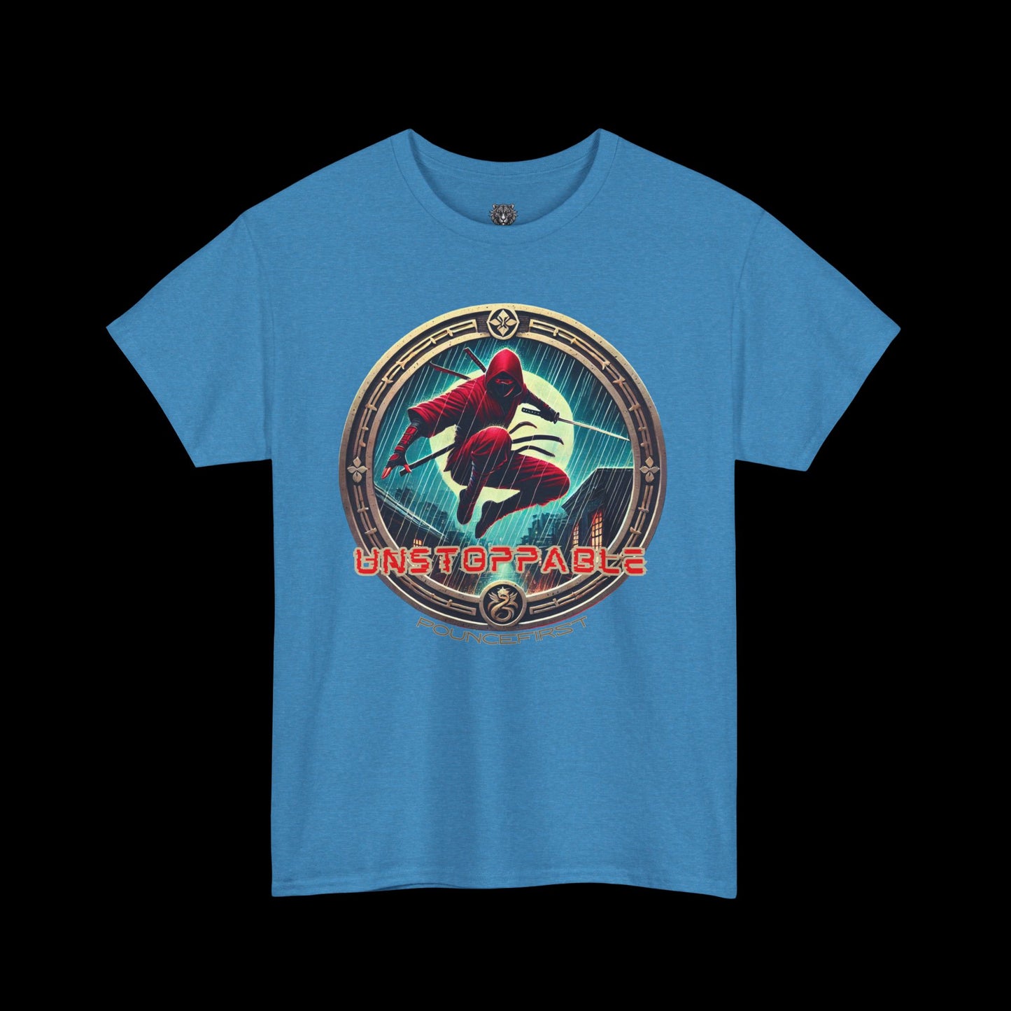 Unstoppable Red Ninja Tee – Awaken the Warrior Within