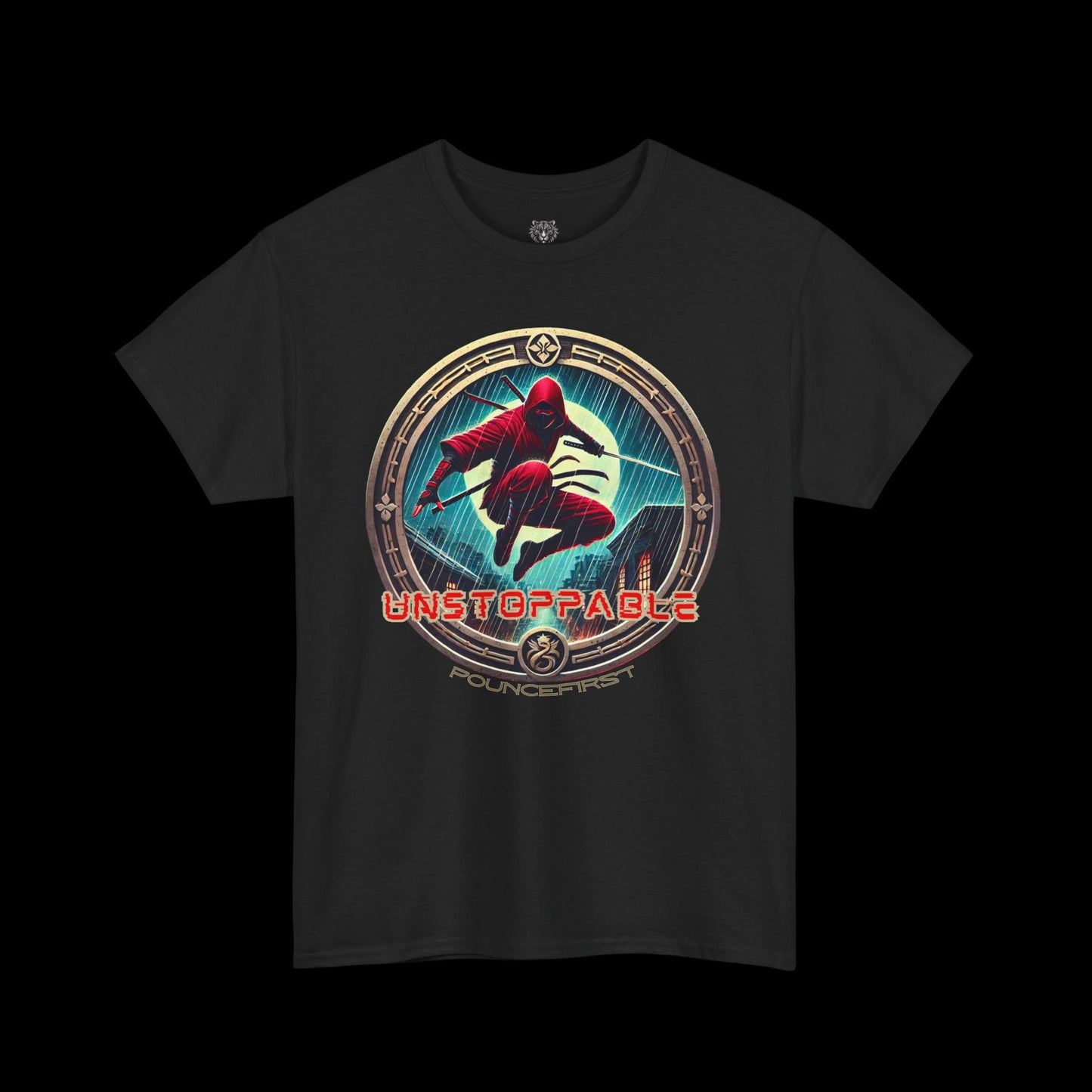 Unstoppable Red Ninja Tee – Awaken the Warrior Within
