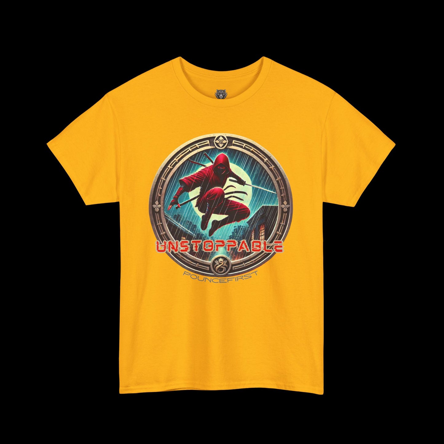 Unstoppable Red Ninja Tee – Awaken the Warrior Within
