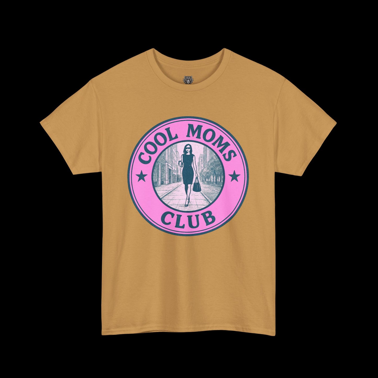 Cool Moms Club Tee - Graphic Emblem Logo