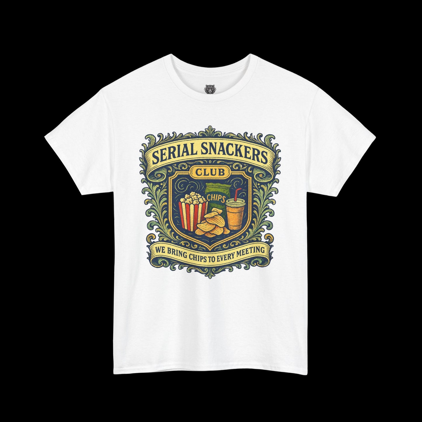 Serial Snackers Club Tee -Official Graphic Crest