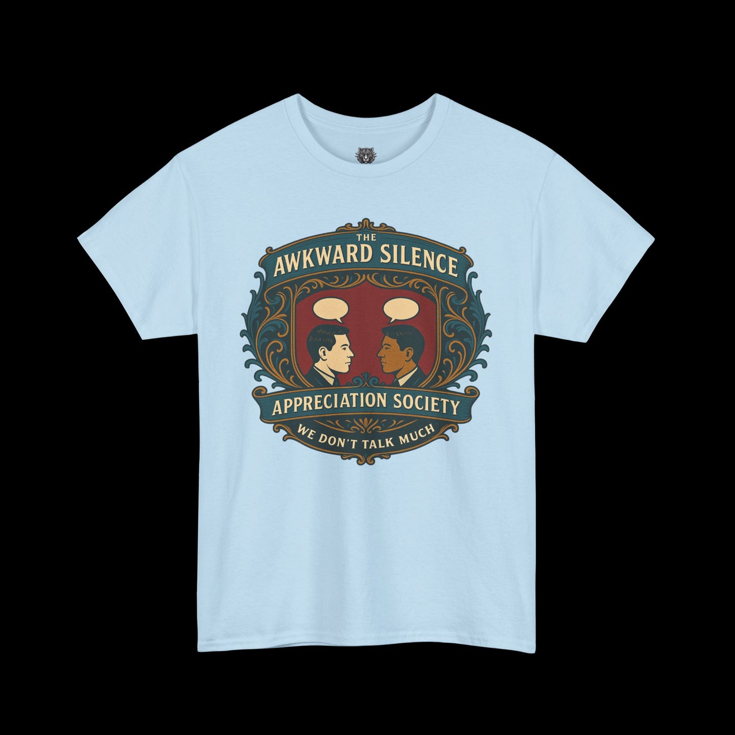 Awkward Silence Appreciation Society Tee - Graphic Crest Shirt