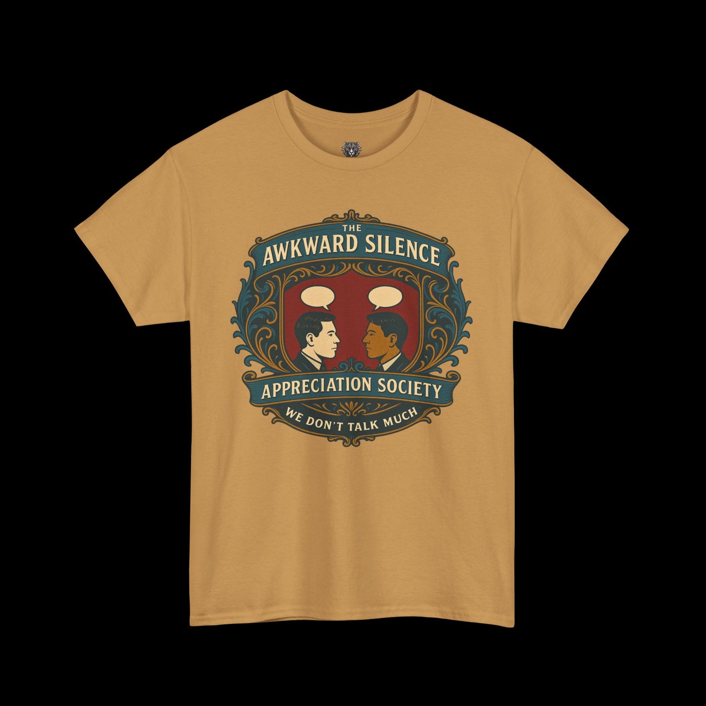 Awkward Silence Appreciation Society Tee - Graphic Crest Shirt