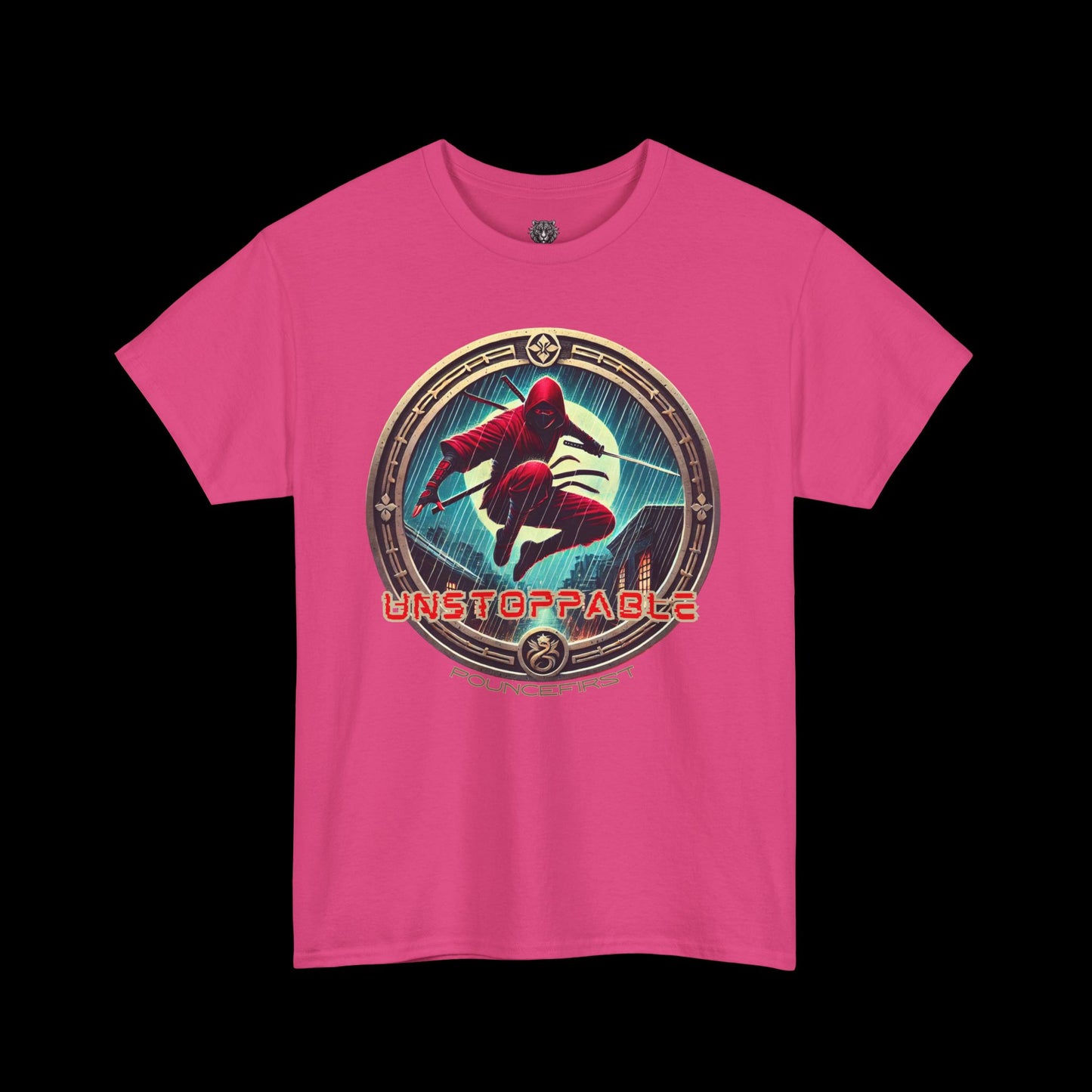 Unstoppable Red Ninja Tee – Awaken the Warrior Within