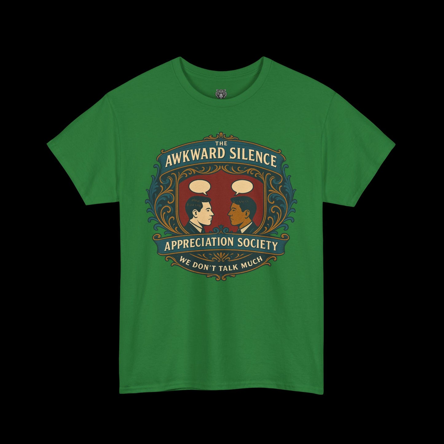 Awkward Silence Appreciation Society Tee - Graphic Crest Shirt