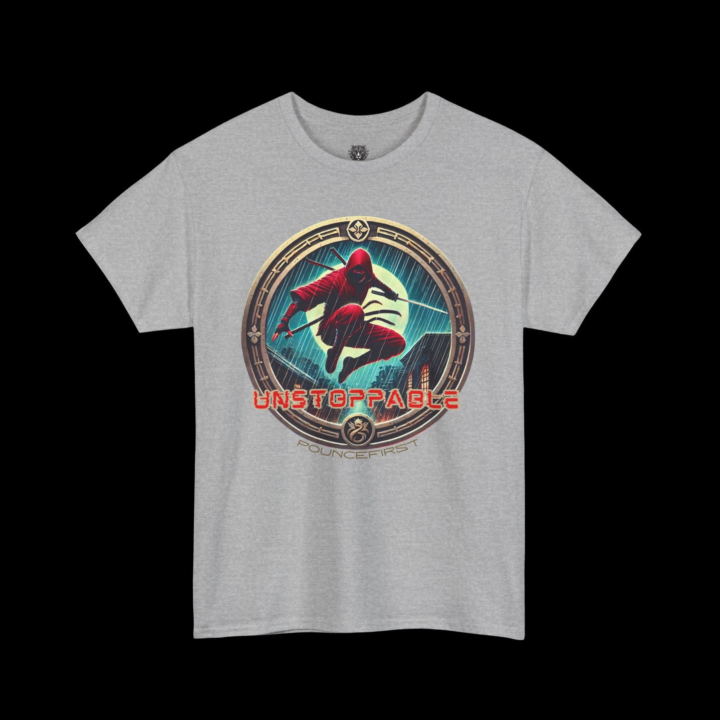 Unstoppable Red Ninja Tee – Awaken the Warrior Within