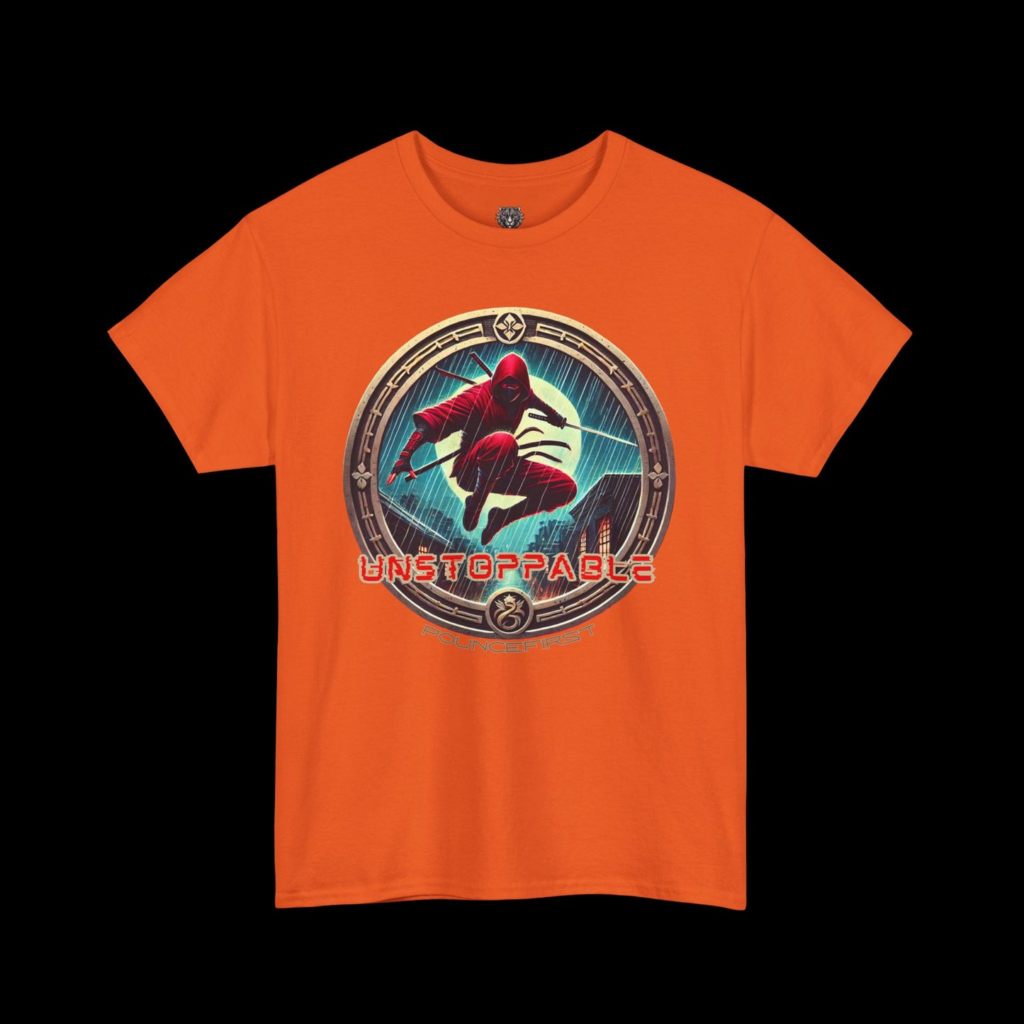 Unstoppable Red Ninja Tee – Awaken the Warrior Within