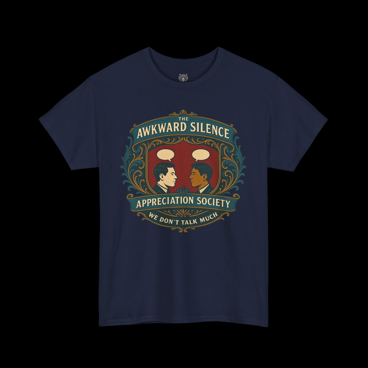 Awkward Silence Appreciation Society Tee - Graphic Crest Shirt