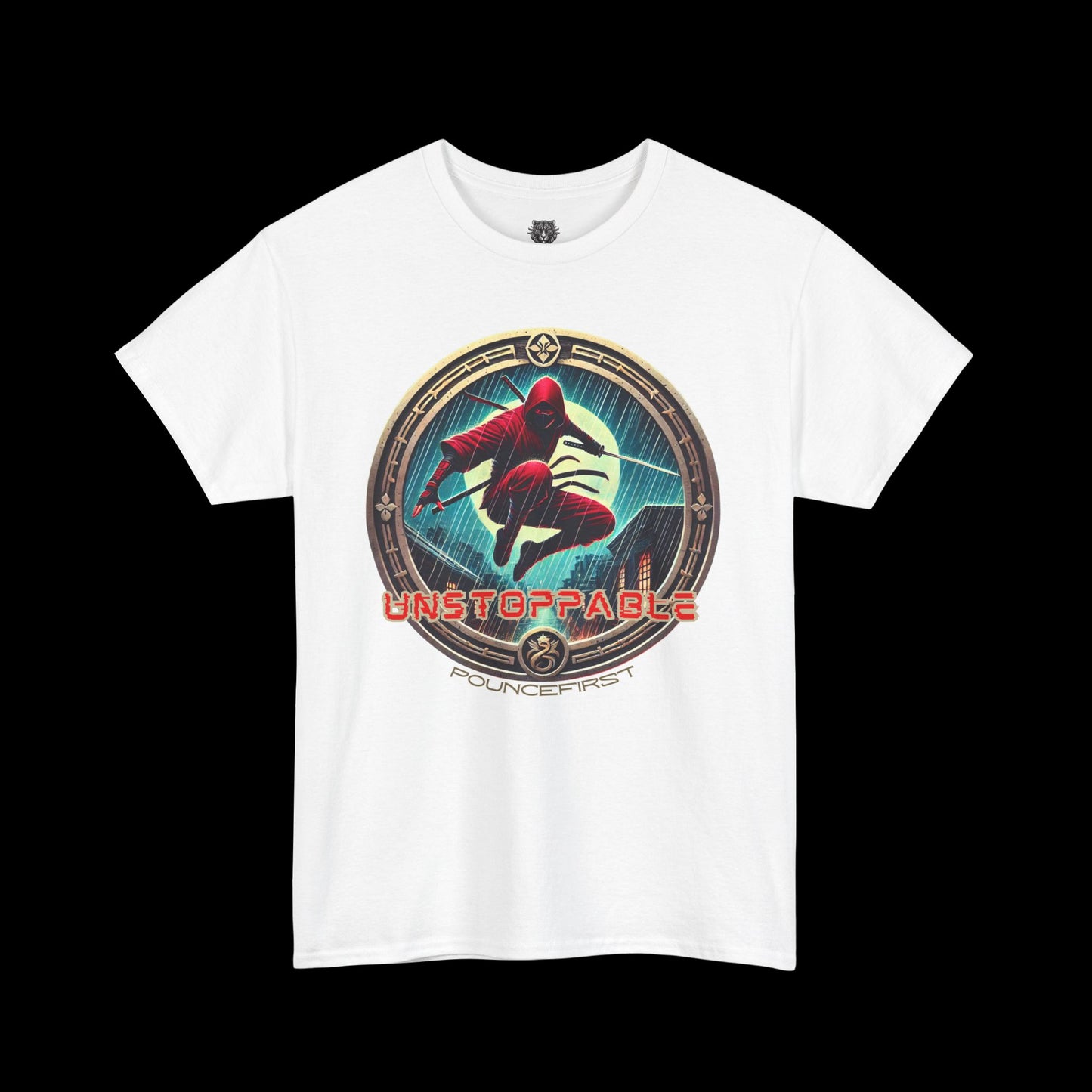 Unstoppable Red Ninja Tee – Awaken the Warrior Within