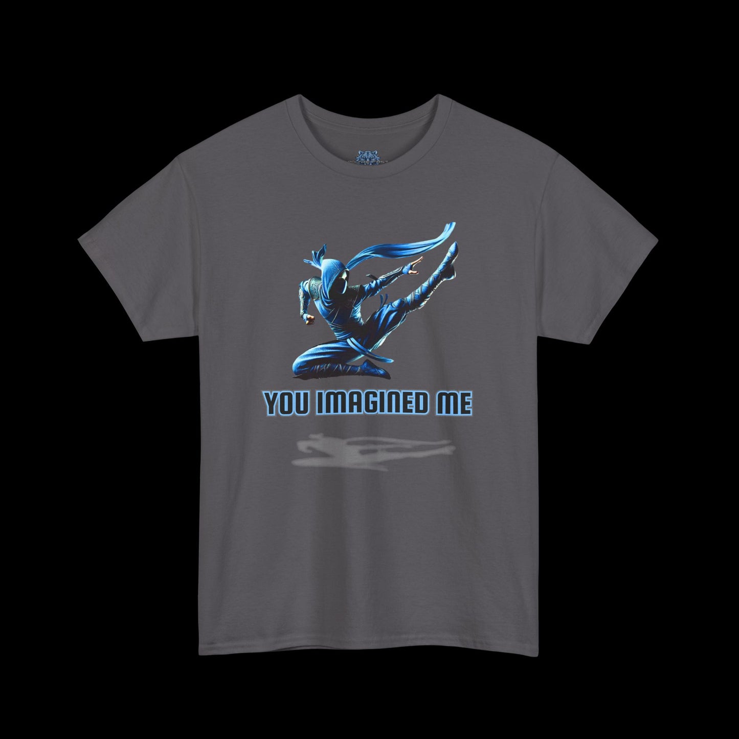 You Imagined Me - Blue Ninja Jumping Graphic Tee