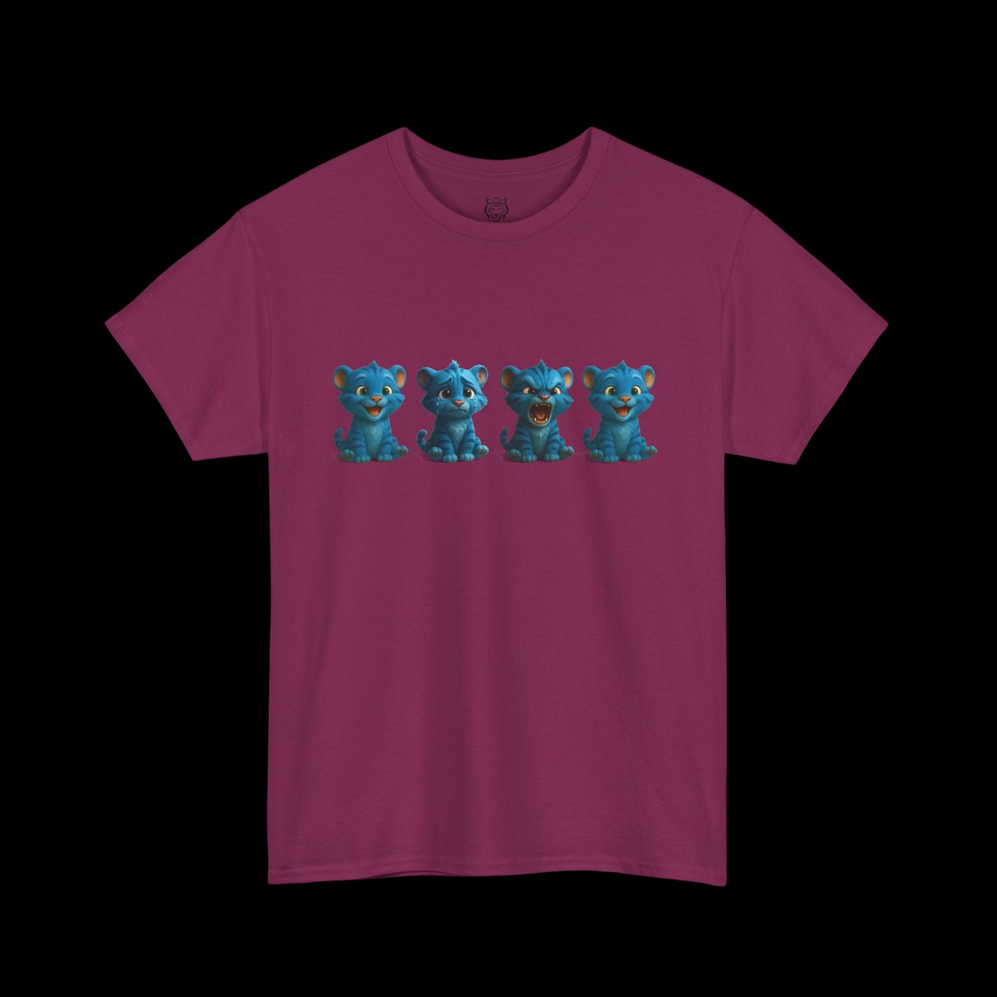 Baby Blue Tiger Cub Tee - The Many Faces of Baby Pounce