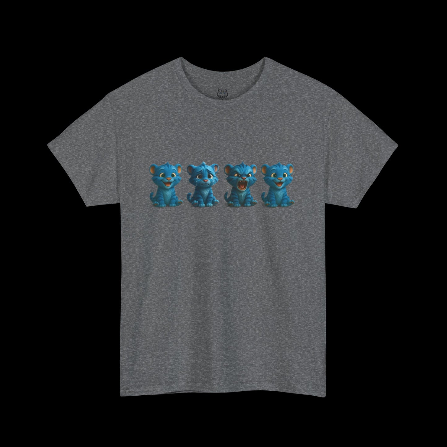 Baby Blue Tiger Cub Tee - The Many Faces of Baby Pounce
