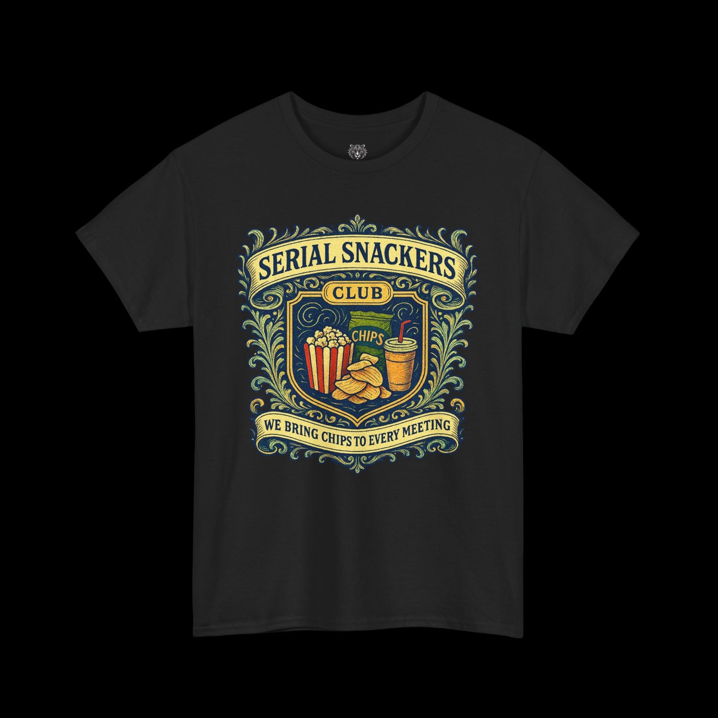 Serial Snackers Club Tee -Official Graphic Crest
