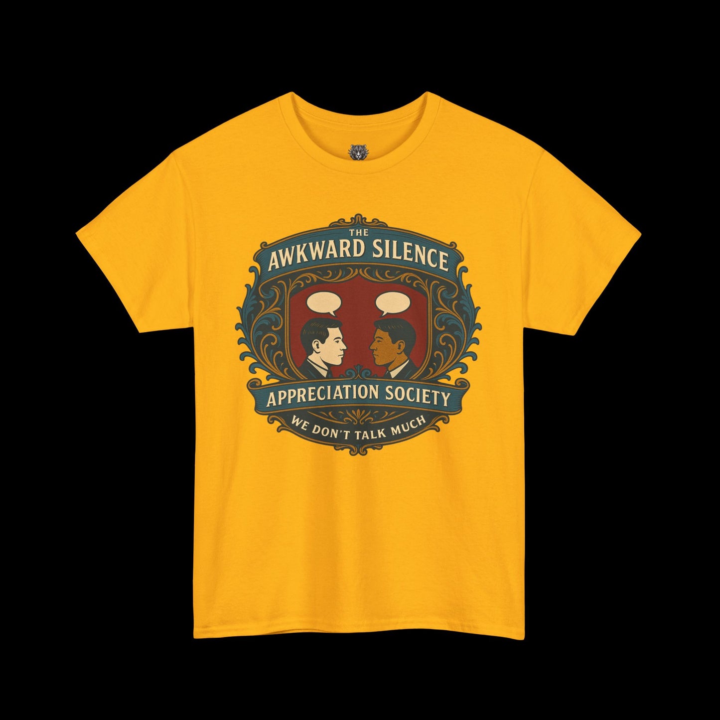 Awkward Silence Appreciation Society Tee - Graphic Crest Shirt