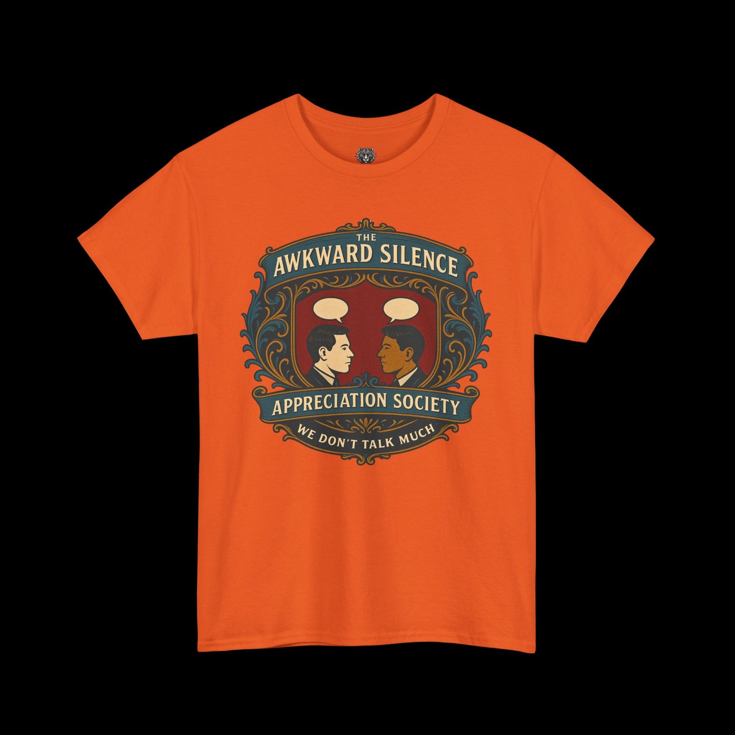 Awkward Silence Appreciation Society Tee - Graphic Crest Shirt