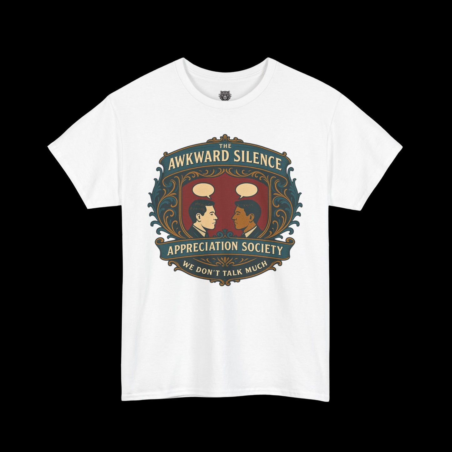 Awkward Silence Appreciation Society Tee - Graphic Crest Shirt