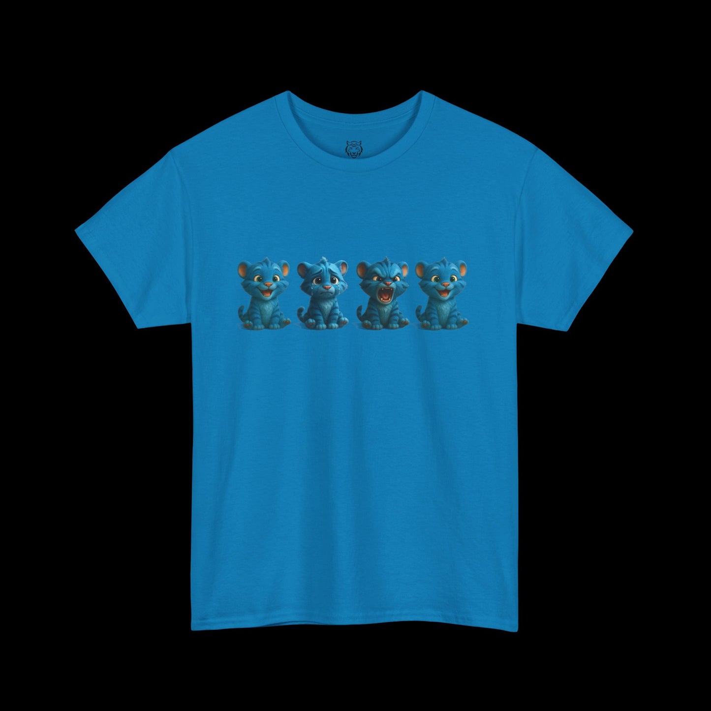 Baby Blue Tiger Cub Tee - The Many Faces of Baby Pounce