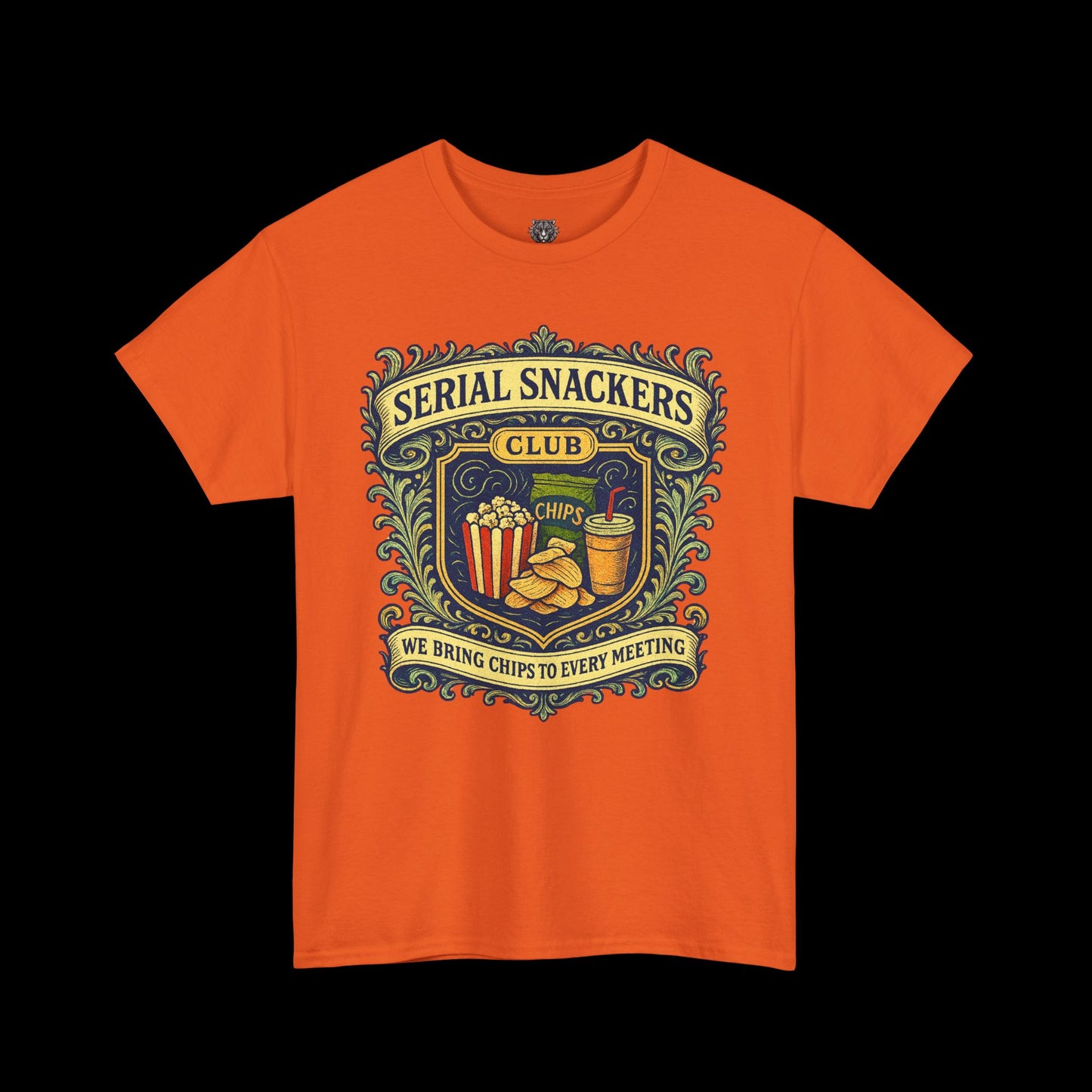 Serial Snackers Club Tee -Official Graphic Crest