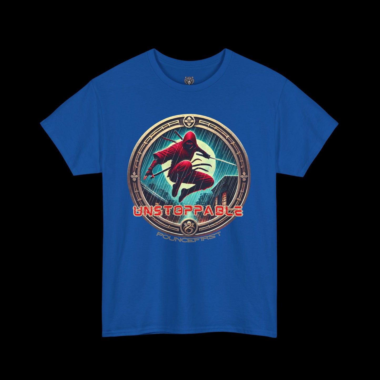 Unstoppable Red Ninja Tee – Awaken the Warrior Within