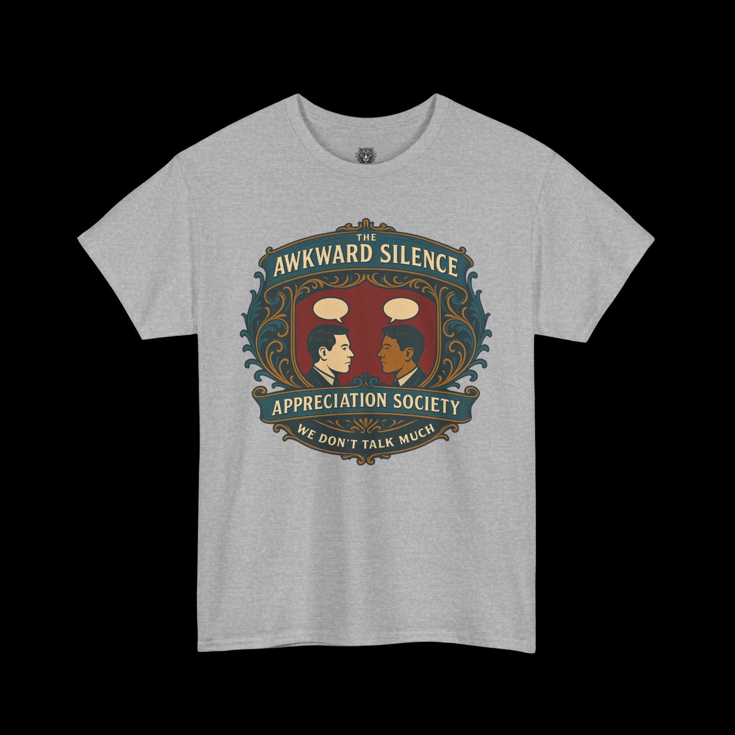 Awkward Silence Appreciation Society Tee - Graphic Crest Shirt