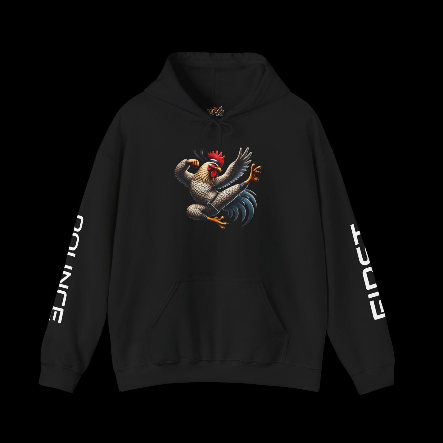 Kung Fu Chicken Hoodie – Unleash the Feathered Fury