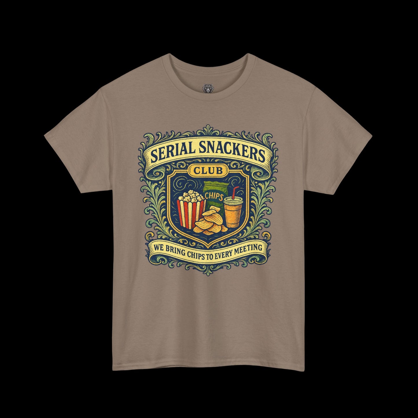 Serial Snackers Club Tee -Official Graphic Crest