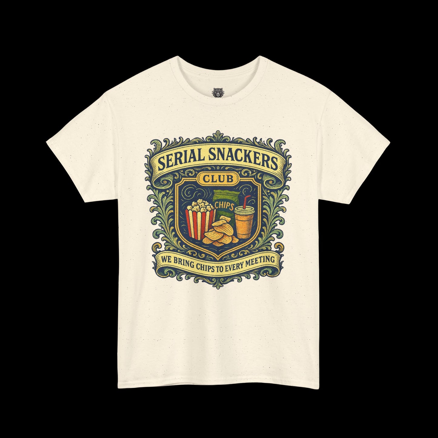 Serial Snackers Club Tee -Official Graphic Crest