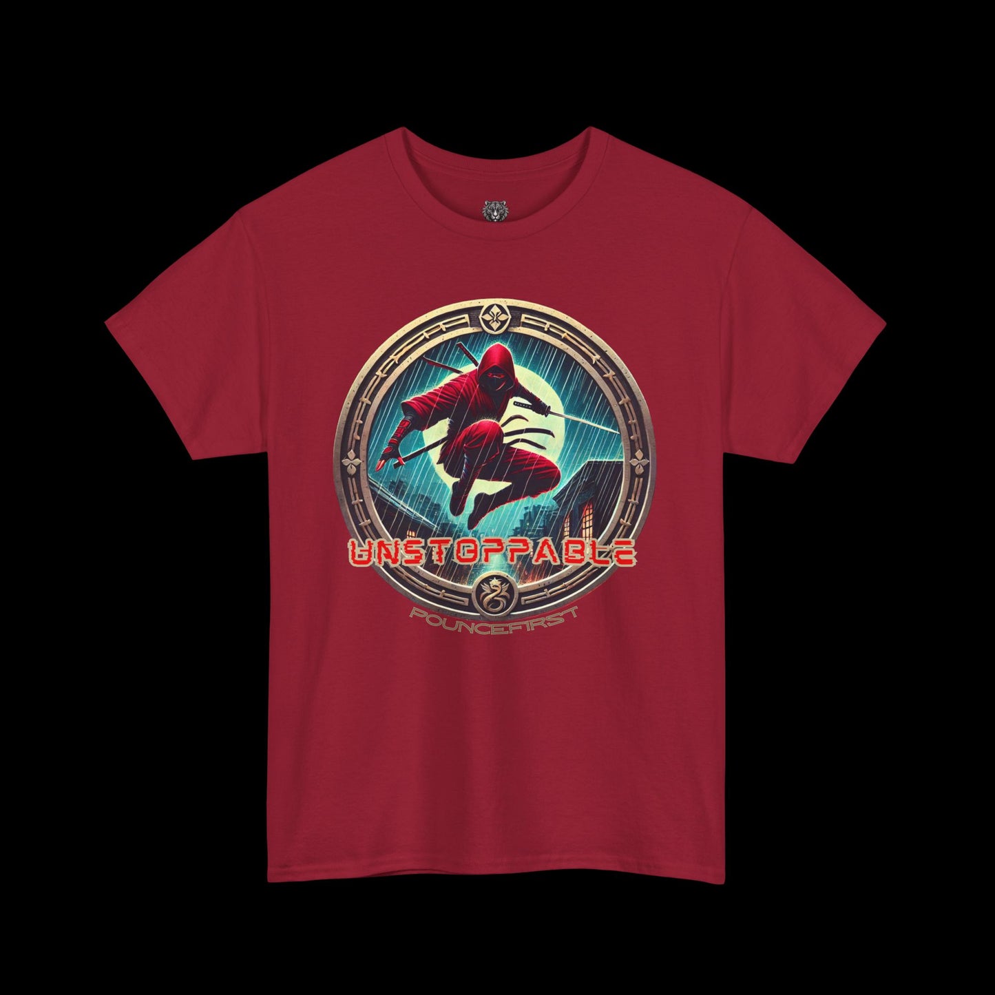 Unstoppable Red Ninja Tee – Awaken the Warrior Within