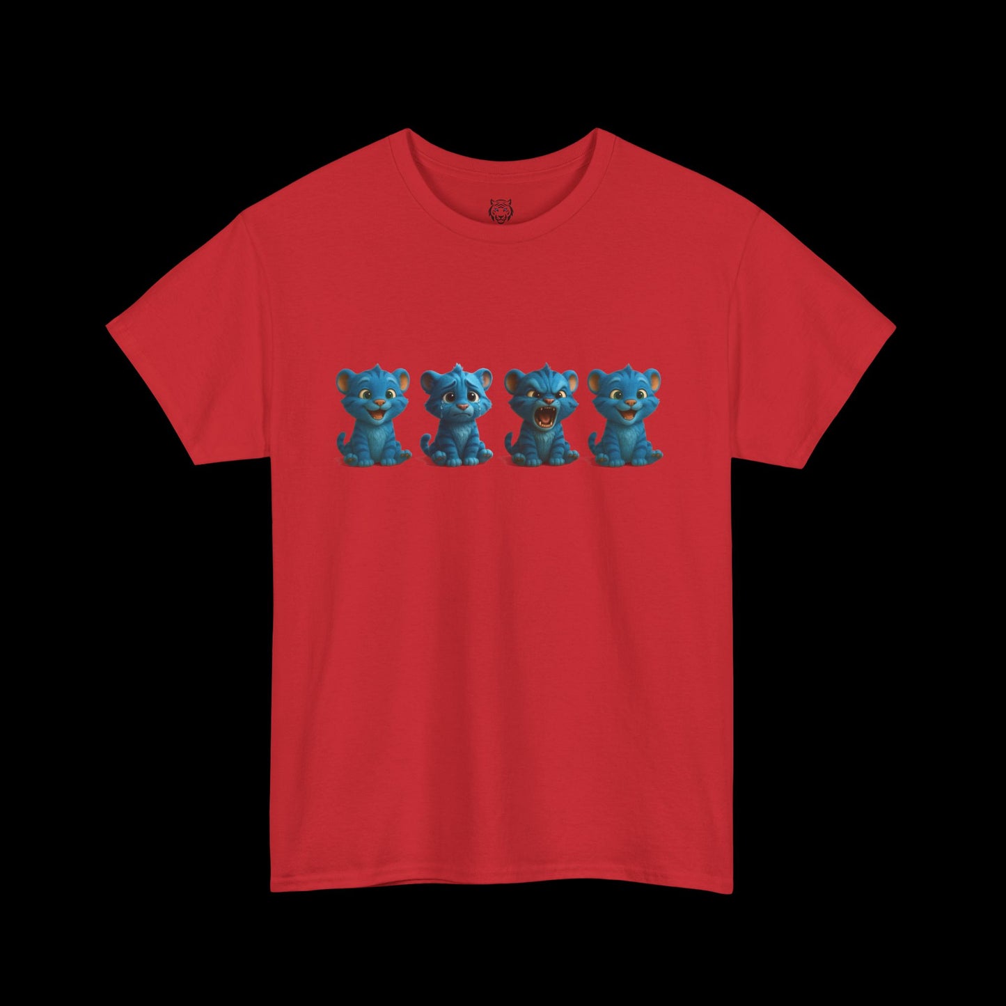 Baby Blue Tiger Cub Tee - The Many Faces of Baby Pounce