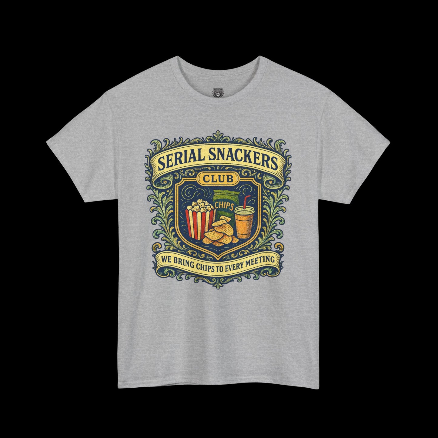 Serial Snackers Club Tee -Official Graphic Crest