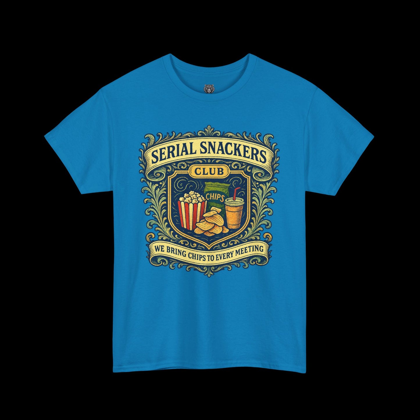 Serial Snackers Club Tee -Official Graphic Crest