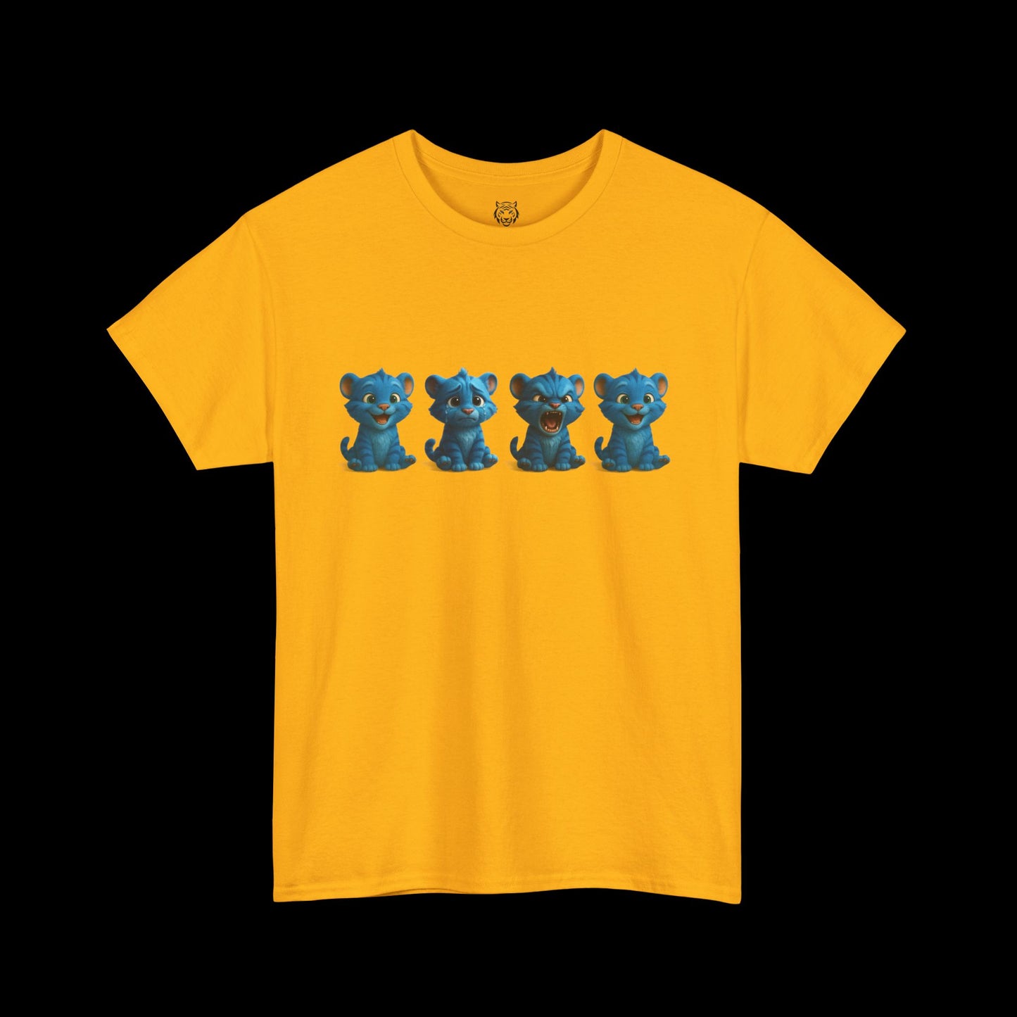 Baby Blue Tiger Cub Tee - The Many Faces of Baby Pounce