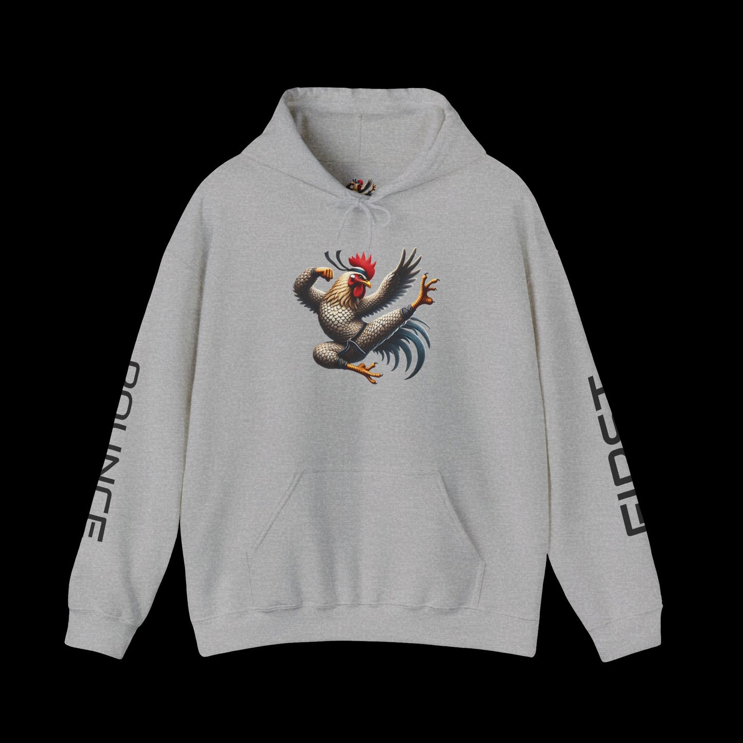 Kung Fu Chicken Hoodie – Unleash the Feathered Fury