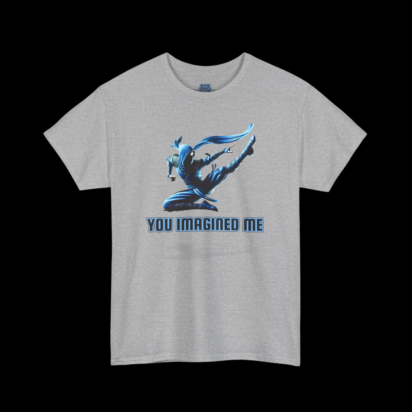 You Imagined Me - Blue Ninja Jumping Graphic Tee
